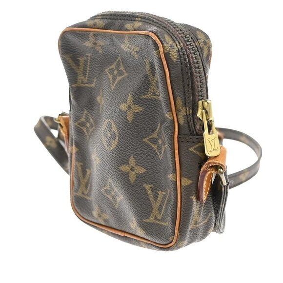 LOUIS VUITTON LV Mini Danube Shoulder Bag Monogram Leather Brown M45268 68EE919 - Picture 4 of 14